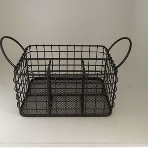 Black Wire Storage Organizer Basket